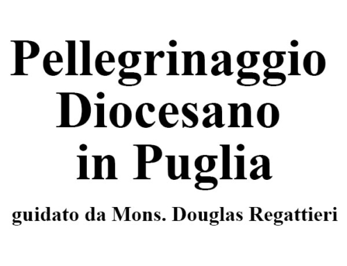 Pellegrinaggio Diocesano in Puglia